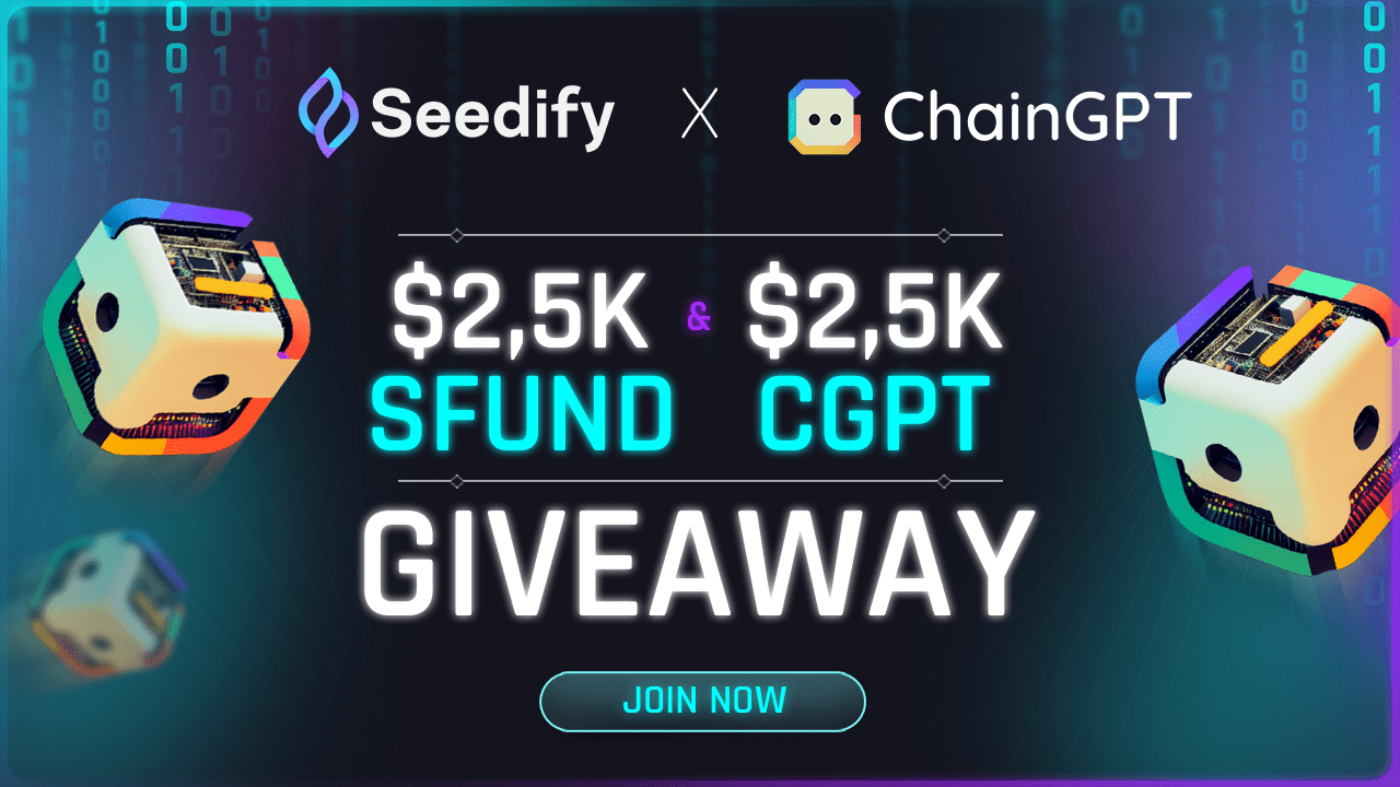 ChainGPT x Seedify | Раздача $2500 CGPT и $2500 SFUND - Block Game Daily  News - P2E - Playtoearn | Crypto Games | Crypto Games List