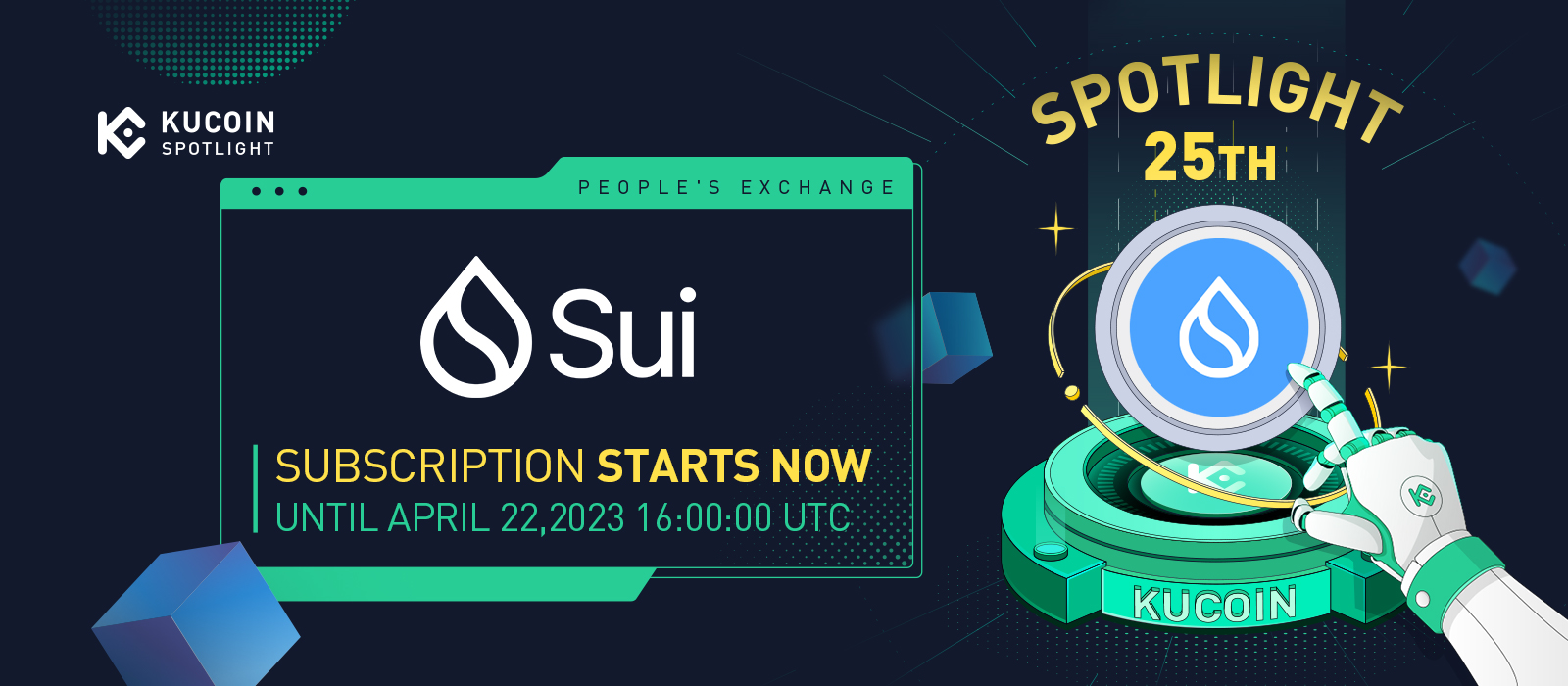 Объявление о продаже токенов Sui (SUI) на KuCoin Spotlight - Block Game  Daily News - P2E - Playtoearn | Crypto Games | Crypto Games List