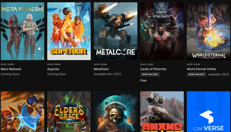 Epic Games Store now lists 18 blockchain games - Block Game Daily