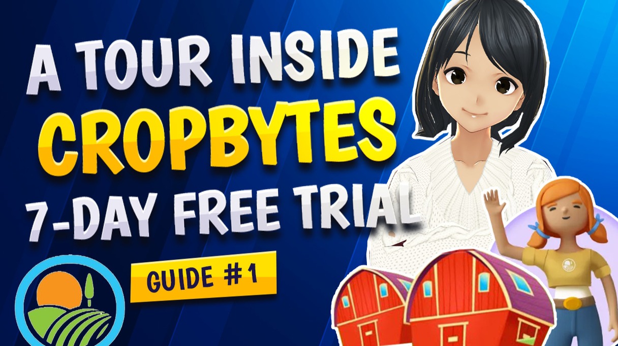 Cropbytes Starter Guide Part 1 | 7 Day FREE Trial | Feeding Animals &  Growing Crops | Converting Extracts to Game Coins - P2E Game - Play2earn  US, Brazil, Philippines
