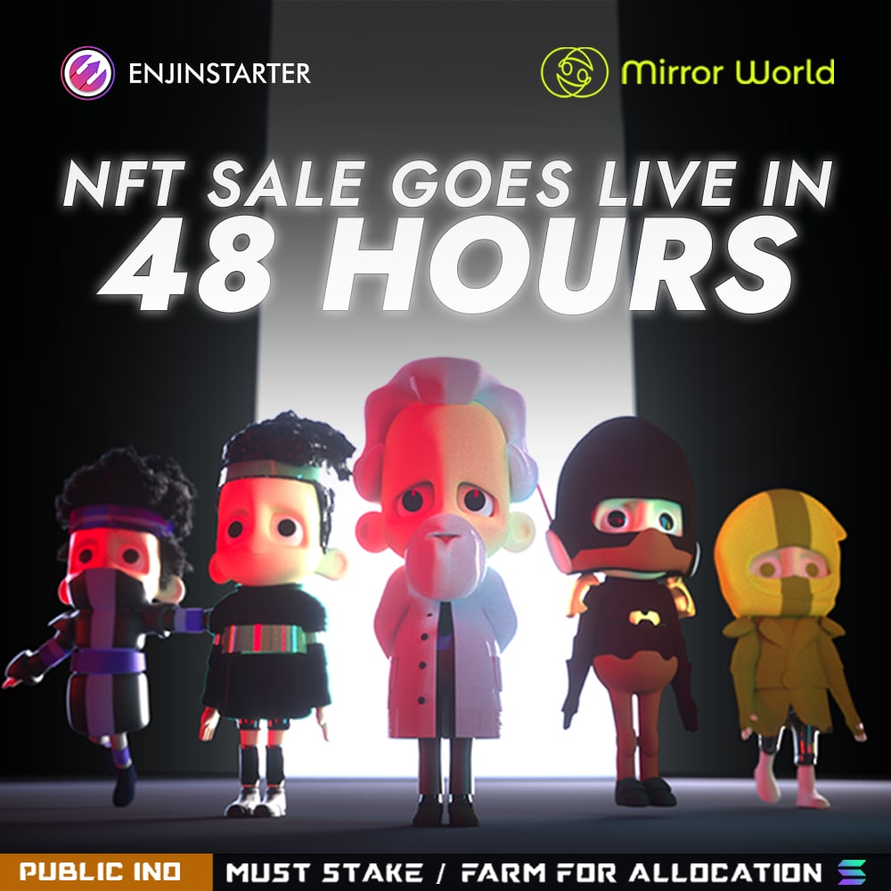 Seres virtuales! Comienza la cuenta regresiva para la venta de INO/NFT de  Mirror World. - Block Game Daily News - P2E - Playtoearn | Crypto Games |  Crypto Games List