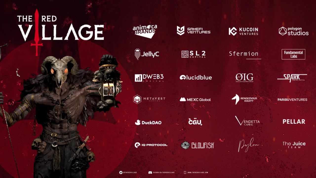 The Red Village объявляет о начале посевного раунда на $6,5 млн под  руководством Animoca Brands и GameFi Ventures Fund – пресс-релиз - Block  Game Daily News - P2E - Playtoearn | Crypto Games | Crypto Games List