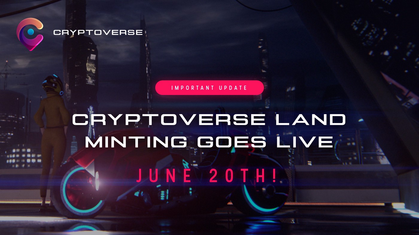 Cryptoverse LAND Minting запускается 20 июня! - Block Game Daily News - P2E  - Playtoearn | Crypto Games | Crypto Games List