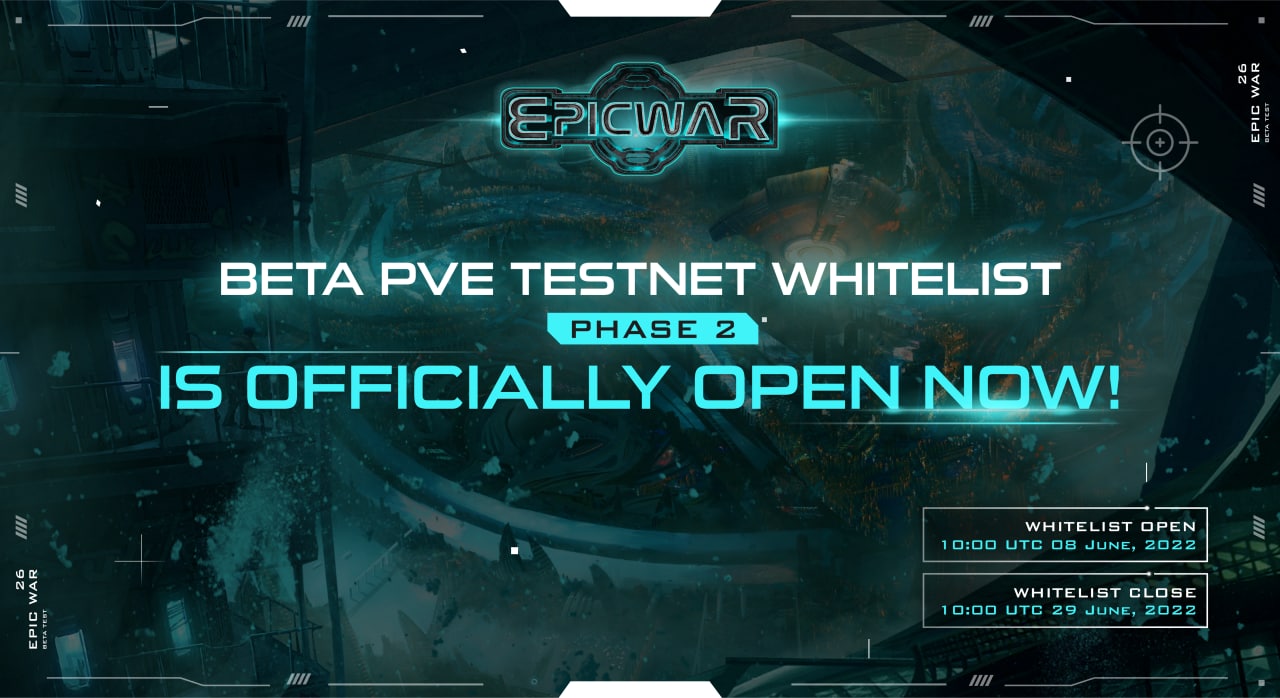 🚀 БЕЛЫЙ СПИСОК ДЛЯ EPIC WAR BETA PVE TESTNET PHASE 2 ОФИЦИАЛЬНО ОТКРЫТ -  Block Game Daily News - P2E - Playtoearn | Crypto Games | Crypto Games List