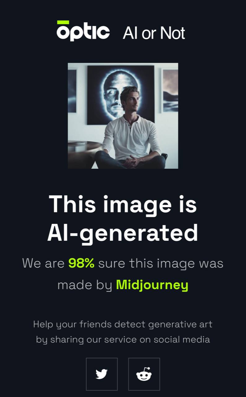 NFT-стартап Optic основателей из России запустил сервис по распознаванию  созданных ИИ изображений - Block Game Daily News - P2E - Playtoearn |  Crypto Games | Crypto Games List